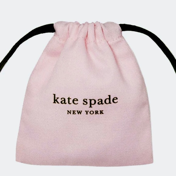 New Kate Spade Spot The Spade Collection Necklace Gold Tone Black Spade Crystal - Picture 4 of 5